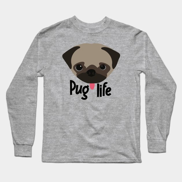 Pug life Long Sleeve T-Shirt by ArteriaMix